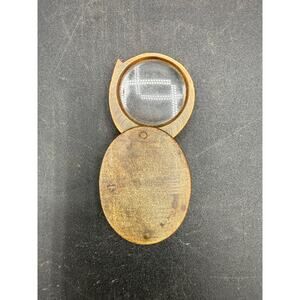 Vintage  Atco USA bakelite folding pocket magnifier magnifying glass